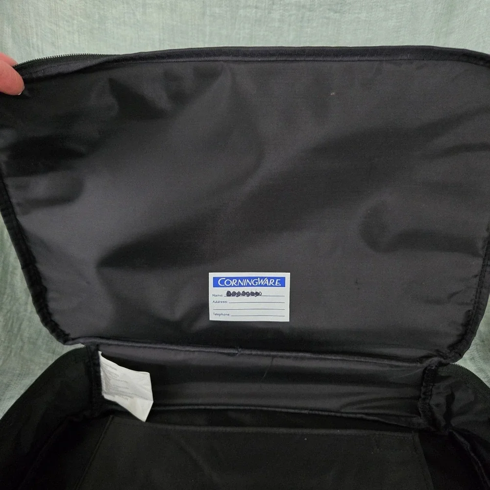 Casserole Dish‎ Carrier Bag With Zip Close and Handle Hot Cold Pack Included